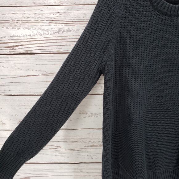 Soft Surroundings Black Knit Long Sleeve Pullover Sweater Size Medium - Picture 6 of 16